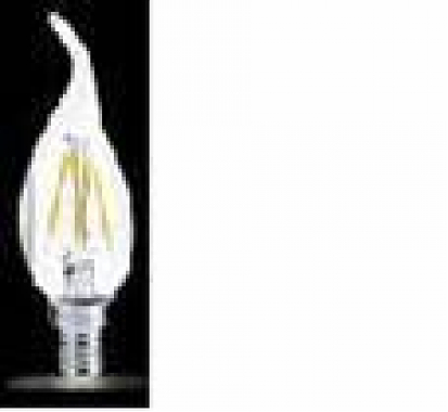 LED Лампа Е14 6,5-7,5Вт Свеча 220В ФИЛАМЕНТ -